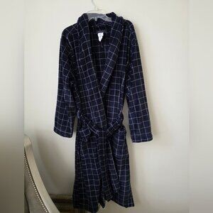 TOMMY HILFIGER | Mens Robe Fleece Navy Sz L/XL